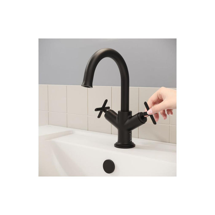 VitrA Origin Classic Basin Mixer (Cross Handles) - Unbeatable Bathrooms