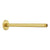 VitrA Origin Classic Ceiling Mounted Connection Pipe (Long) - Brushed Gold - Unbeatable Bathrooms
