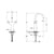 VitrA Origin Classic Tall Basin Mixer (Cross Handles) - Unbeatable Bathrooms