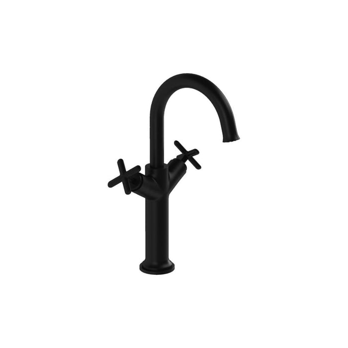 VitrA Origin Classic Tall Basin Mixer (Cross Handles) - Unbeatable Bathrooms