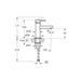 VitrA Origin Compact Basin Mixer - Unbeatable Bathrooms