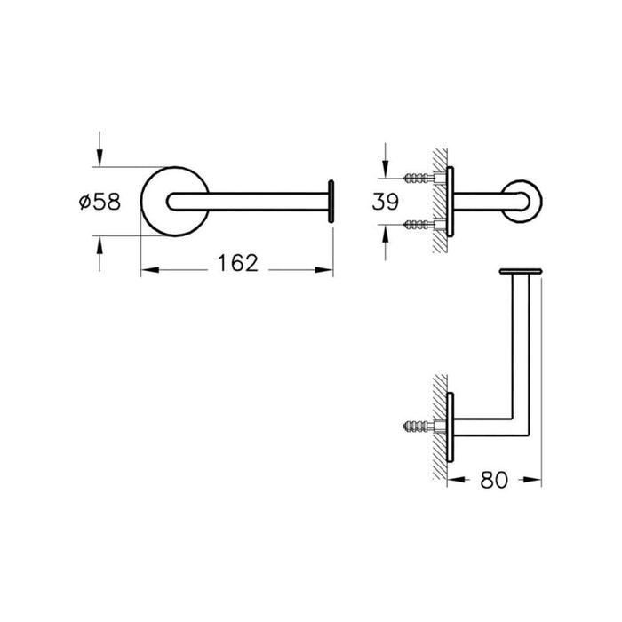 VitrA Origin Toilet Roll Holder - - Unbeatable Bathrooms
