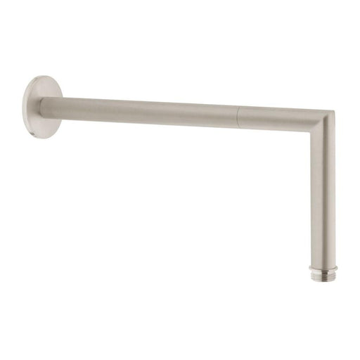 VitrA Origin Wall Mounted 90 Connection Pipe - Brushed Nickel - Unbeatable Bathrooms