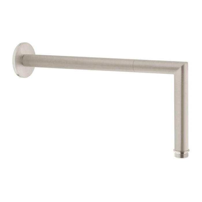 VitrA Origin Wall Mounted 90 Connection Pipe - Brushed Nickel - Unbeatable Bathrooms