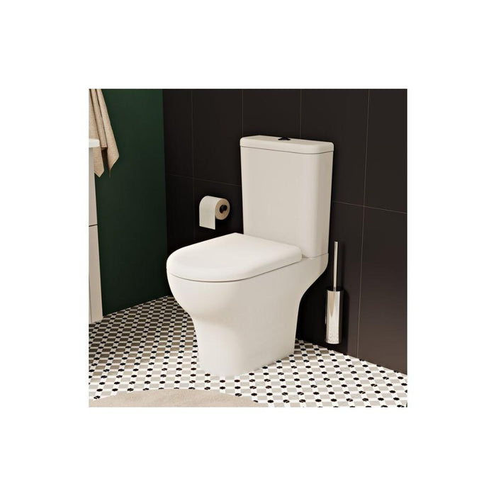 VitrA Origin Wall Mounted WC Brush Holder - Brushed Nickel - Unbeatable Bathrooms
