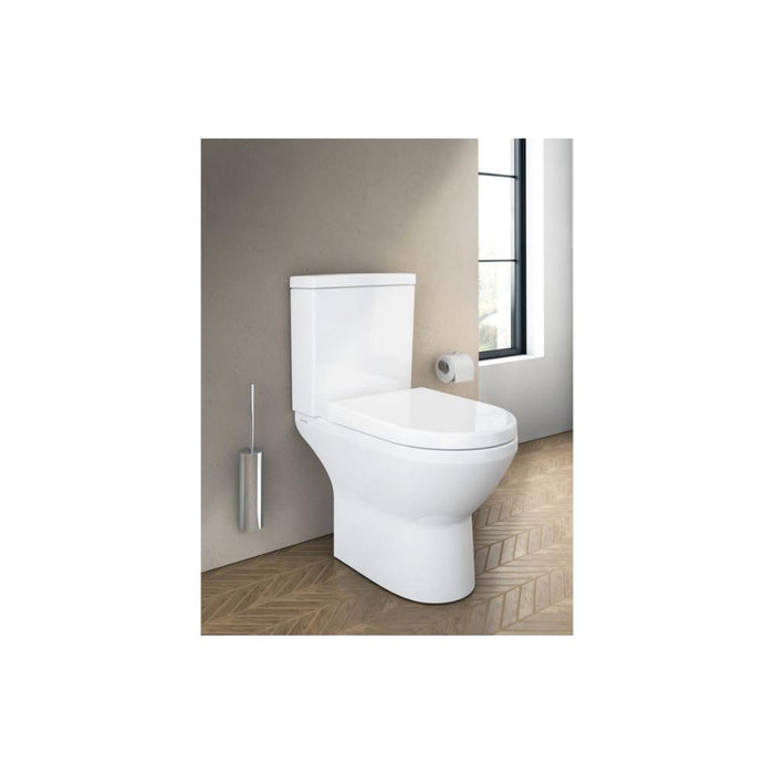 VitrA Origin Wall Mounted WC Brush Holder - Brushed Nickel - Unbeatable Bathrooms