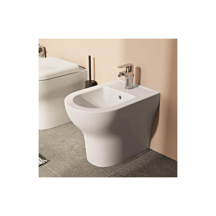 VitrA Origin Wall Mounted WC Brush Holder - Brushed Nickel - Unbeatable Bathrooms
