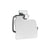 VitrA Q-Line Toilet Roll Holder w/Cover - Chrome - Unbeatable Bathrooms