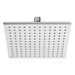 VitrA Rain 220mm Square Showerhead - Chrome - Unbeatable Bathrooms