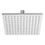 VitrA Rain 220mm Square Showerhead - Chrome - Unbeatable Bathrooms
