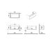 VitrA Root Classic 100cm 1 Drawer Slim Washbasin Unit - Unbeatable Bathrooms