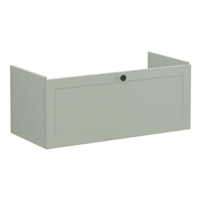 VitrA Root Classic 100cm 1 Drawer Slim Washbasin Unit - Unbeatable Bathrooms