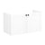 VitrA Root Classic 100cm 2 Door Washbasin Unit - Unbeatable Bathrooms