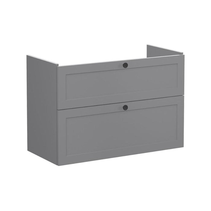 VitrA Root Classic 100cm 2 Drawer Washbasin Unit - Unbeatable Bathrooms