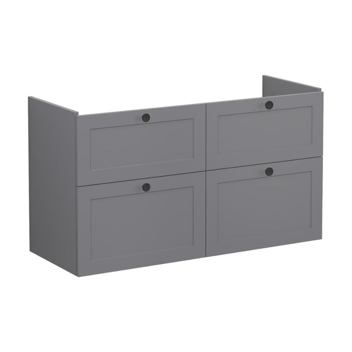 VitrA Root Classic 120cm 4 Drawer Washbasin Unit - Unbeatable Bathrooms