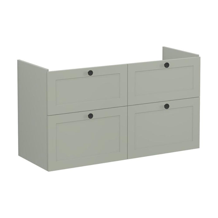 VitrA Root Classic 120cm 4 Drawer Washbasin Unit - Unbeatable Bathrooms