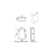 VitrA Root Classic 1 Door Slim Lower/Base Unit - Unbeatable Bathrooms