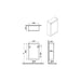 VitrA Root Classic 1 Door Slim Lower/Base Unit - Unbeatable Bathrooms