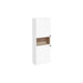 VitrA Root Classic 55cm 2 Door Semi-Tall Unit (LH Hinge) - Unbeatable Bathrooms