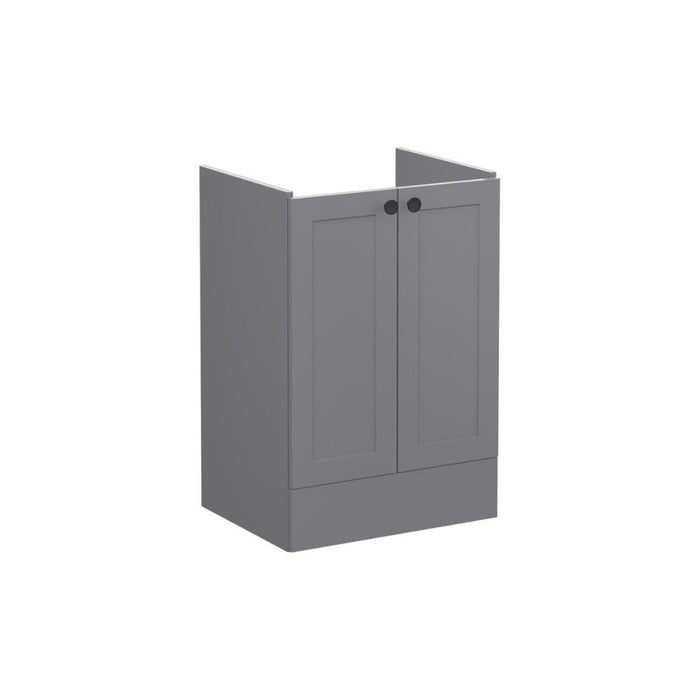 VitrA Root Classic 60cm 2 Door Floor Standing Washbasin Unit - Unbeatable Bathrooms