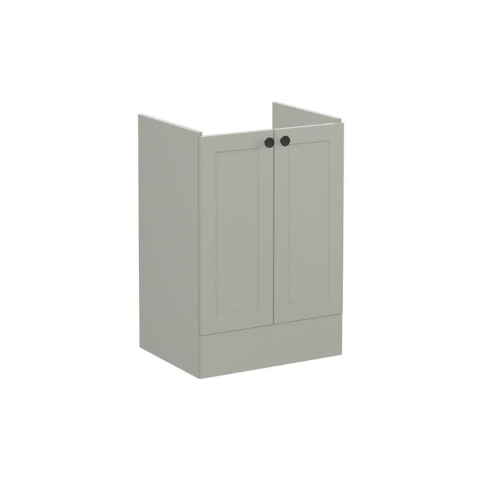 VitrA Root Classic 60cm 2 Door Floor Standing Washbasin Unit - Unbeatable Bathrooms