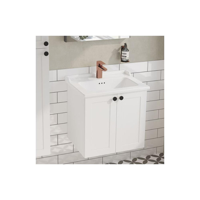 VitrA Root Classic 60cm 2 Door Wall Hung Washbasin Unit - Unbeatable Bathrooms