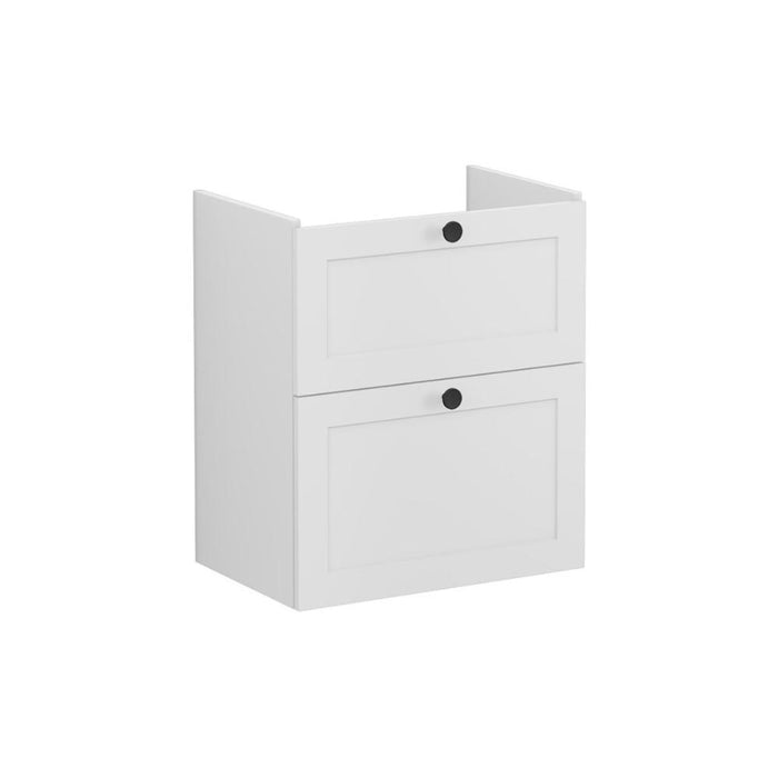 VitrA Root Classic 60cm 2 Drawer Slim Washbasin Unit - Unbeatable Bathrooms