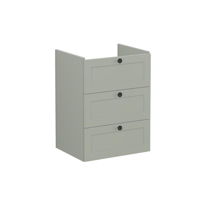 VitrA Root Classic 60cm 3 Drawer Washbasin Unit - Unbeatable Bathrooms