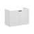 VitrA Root Classic 80cm 2 Door Wall Hung Slim Washbasin Unit - Unbeatable Bathrooms