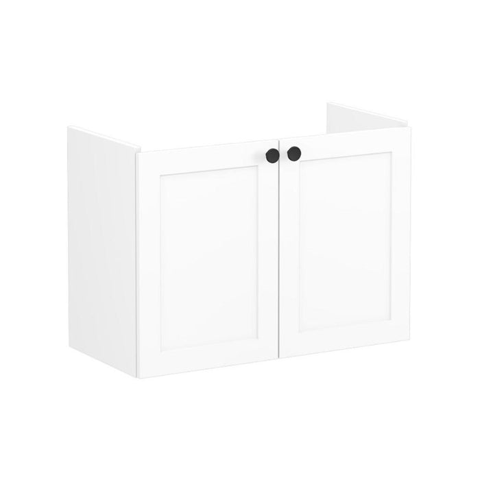 VitrA Root Classic 80cm 2 Door Wall Hung Slim Washbasin Unit - Unbeatable Bathrooms
