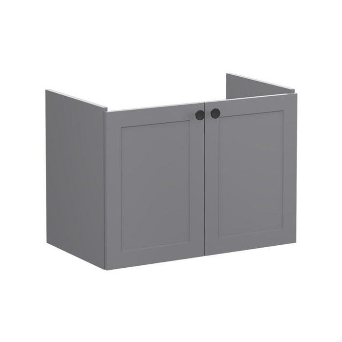 VitrA Root Classic 80cm 2 Door Wall Hung Washbasin Unit - Unbeatable Bathrooms