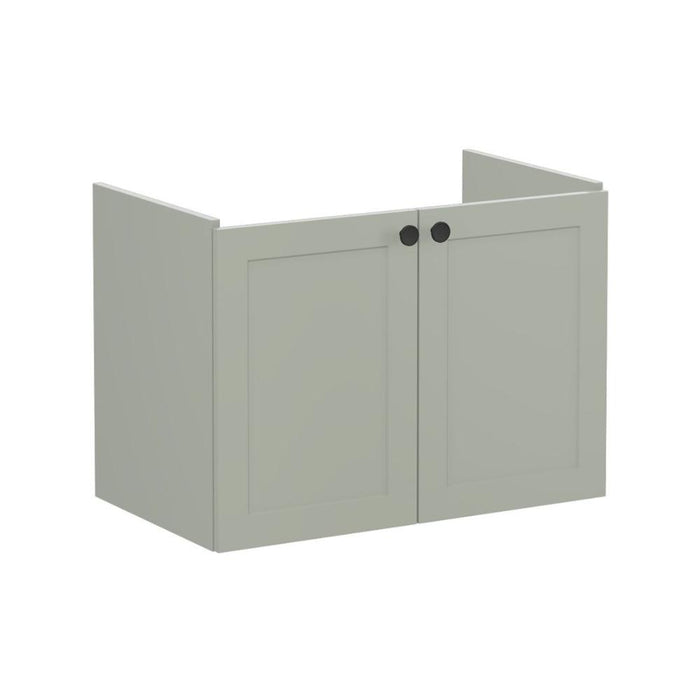 VitrA Root Classic 80cm 2 Door Wall Hung Washbasin Unit - Unbeatable Bathrooms