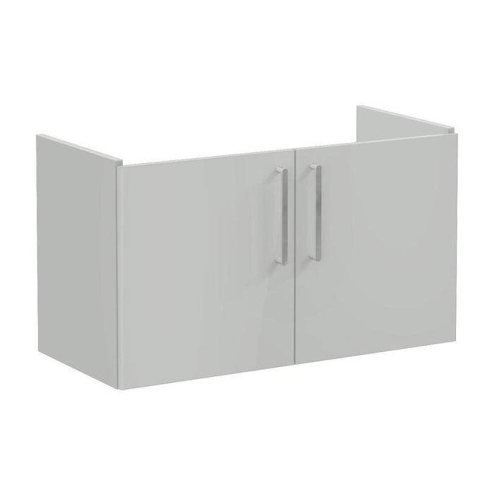 VitrA Root Flat 100cm 2 Door Washbasin Unit - Unbeatable Bathrooms
