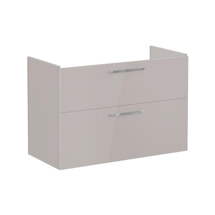 VitrA Root Flat 100cm 2 Drawer Washbasin Unit - Unbeatable Bathrooms