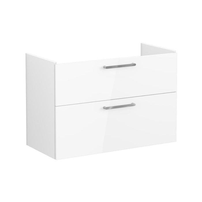 VitrA Root Flat 100cm 2 Drawer Washbasin Unit - Unbeatable Bathrooms