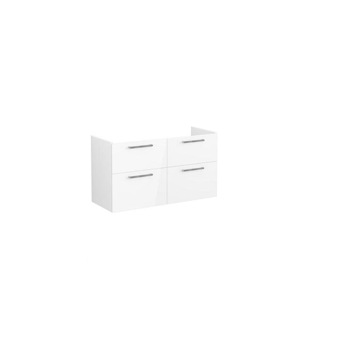 VitrA Root Flat 120cm 4 Drawer Washbasin Unit - Unbeatable Bathrooms