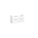 VitrA Root Flat 120cm 4 Drawer Washbasin Unit - Unbeatable Bathrooms