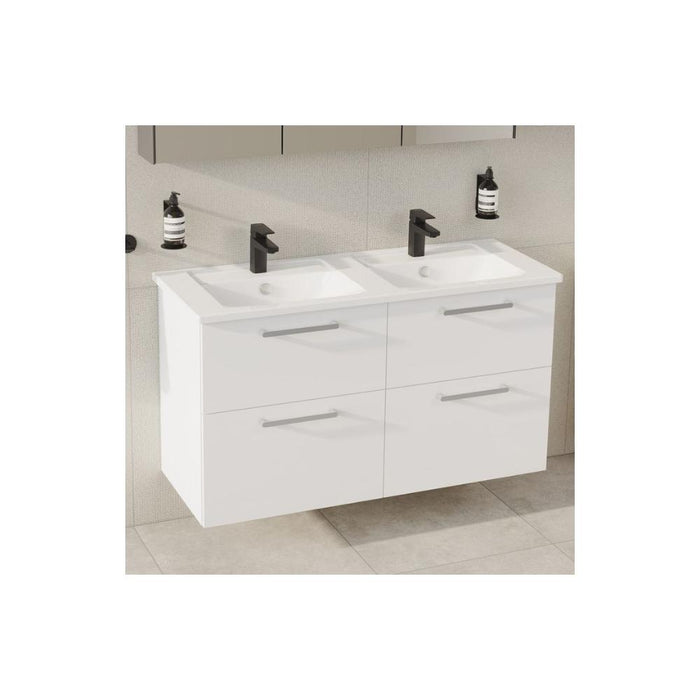 VitrA Root Flat 120cm 4 Drawer Washbasin Unit - Unbeatable Bathrooms