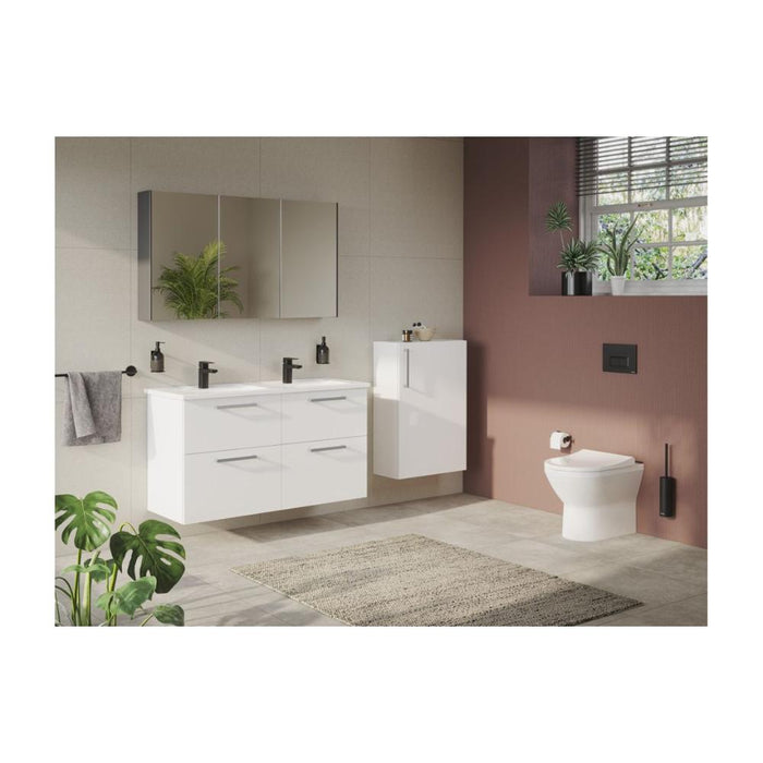 VitrA Root Flat 120cm 4 Drawer Washbasin Unit - Unbeatable Bathrooms