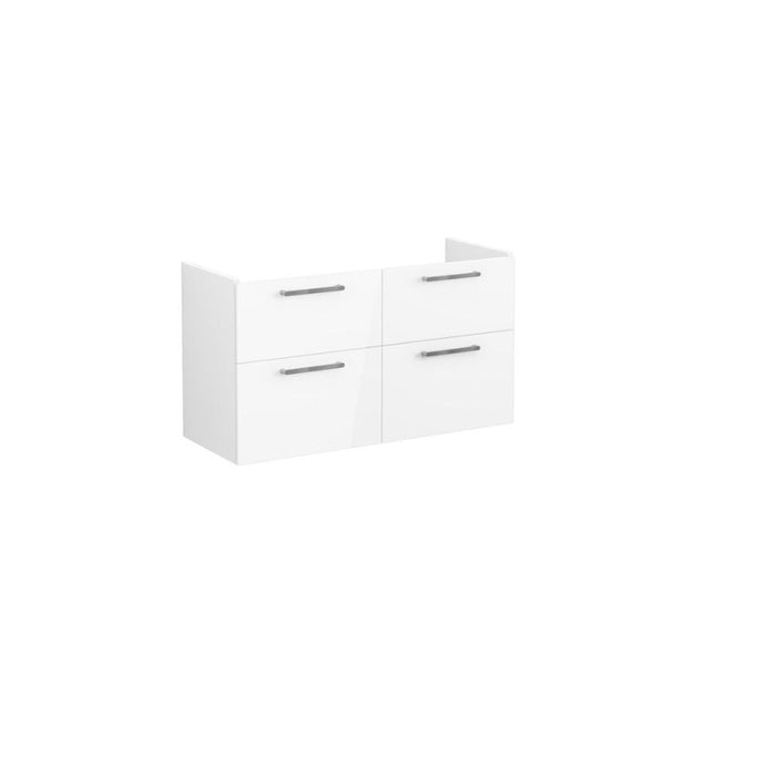 VitrA Root Flat 120cm 4 Drawer Washbasin Unit - Unbeatable Bathrooms