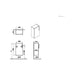 VitrA Root Flat 1 Door Slim Lower/Base Unit - Unbeatable Bathrooms