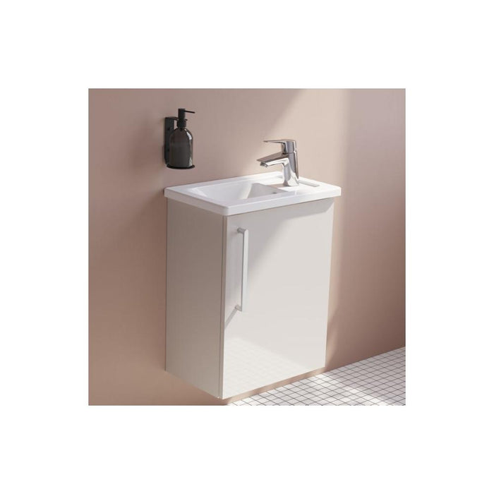 VitrA Root Flat 40cm 1 Door Wall Hung Slim Washbasin Unit - Unbeatable Bathrooms