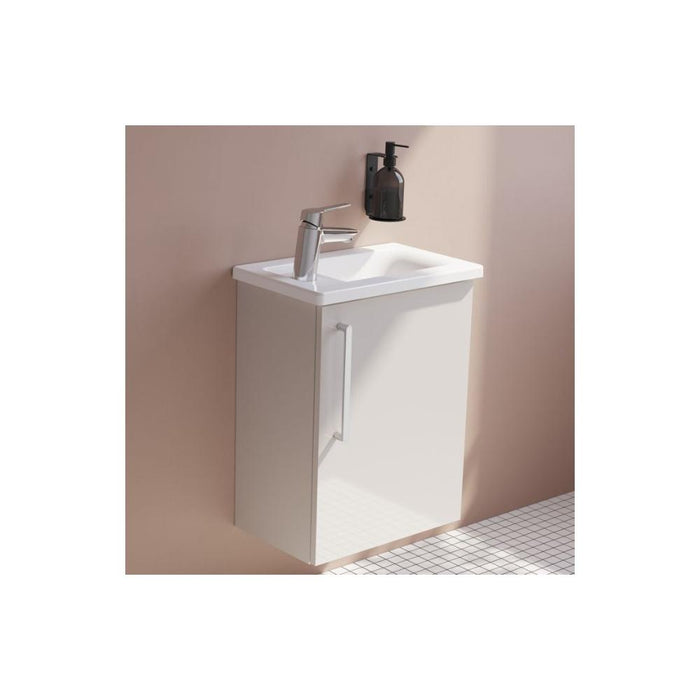 VitrA Root Flat 40cm 1 Door Wall Hung Slim Washbasin Unit - Unbeatable Bathrooms