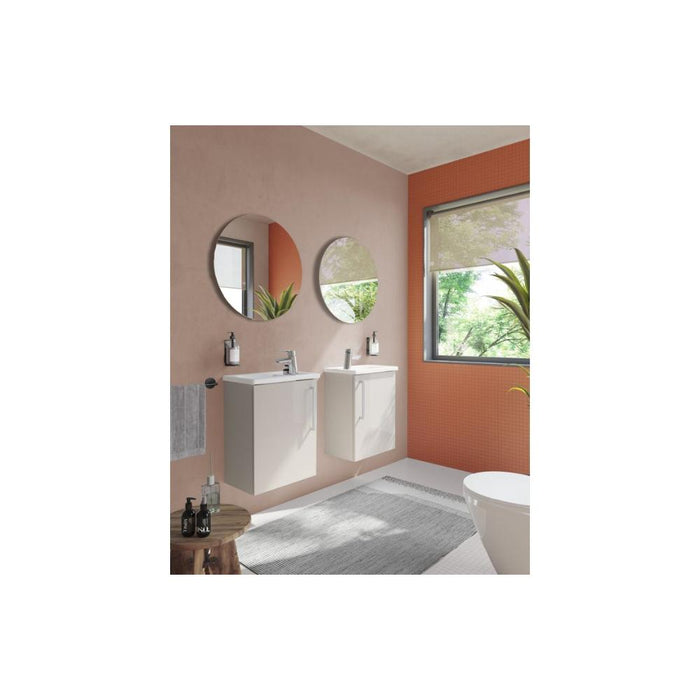 VitrA Root Flat 40cm 1 Door Wall Hung Slim Washbasin Unit - Unbeatable Bathrooms