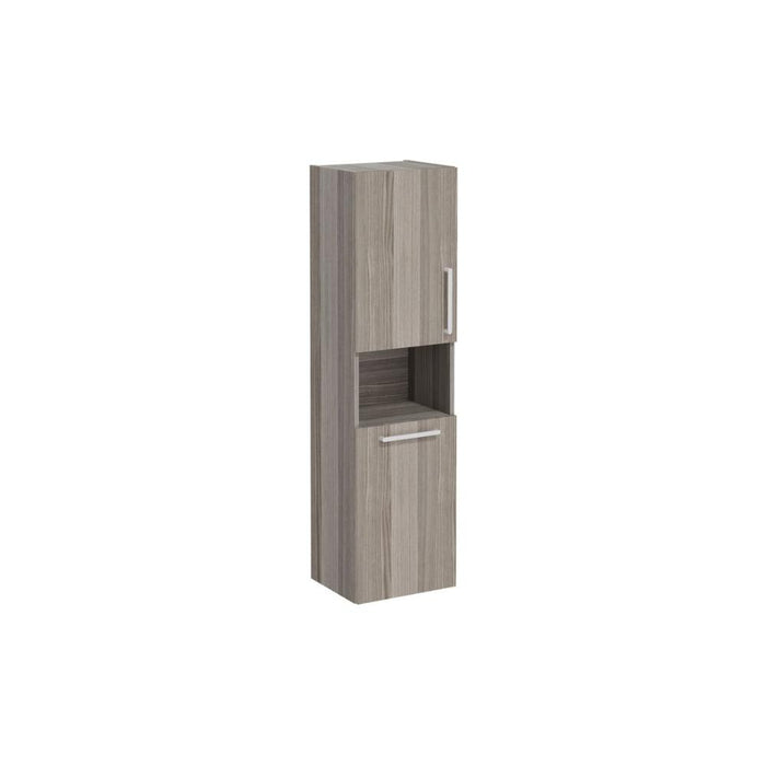 VitrA Root Flat 40cm 2 Door Semi-Tall Unit w/Laundry Basket - Unbeatable Bathrooms