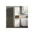 VitrA Root Flat 40cm 2 Door Semi-Tall Unit w/Laundry Basket - Unbeatable Bathrooms