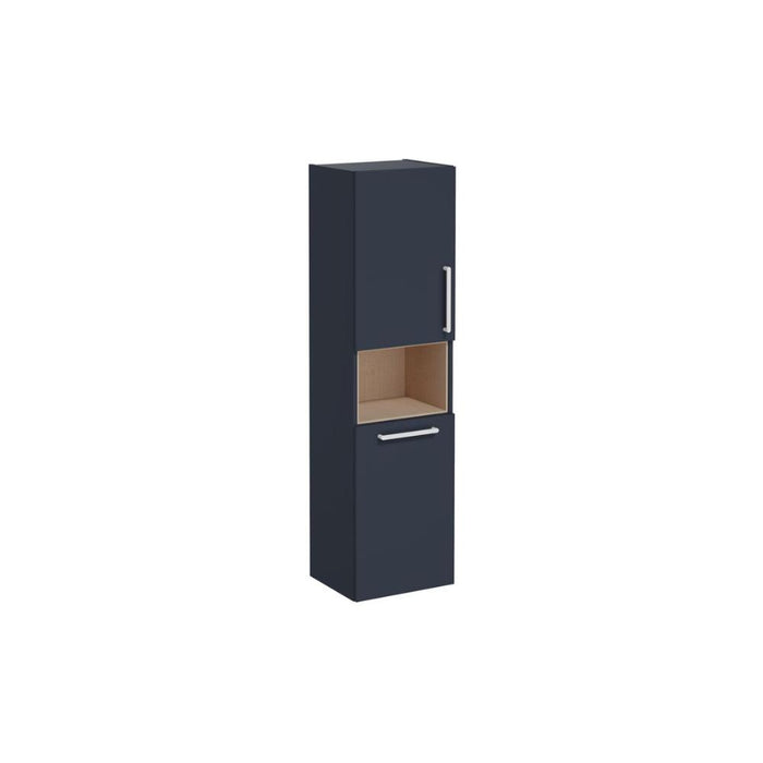 VitrA Root Flat 40cm 2 Door Semi-Tall Unit w/Laundry Basket - Unbeatable Bathrooms