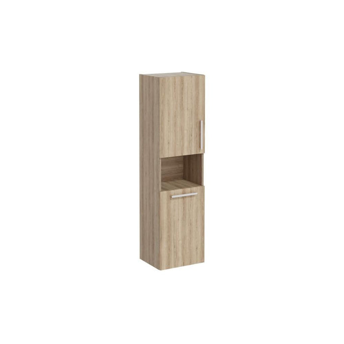 VitrA Root Flat 40cm 2 Door Semi-Tall Unit w/Laundry Basket - Unbeatable Bathrooms