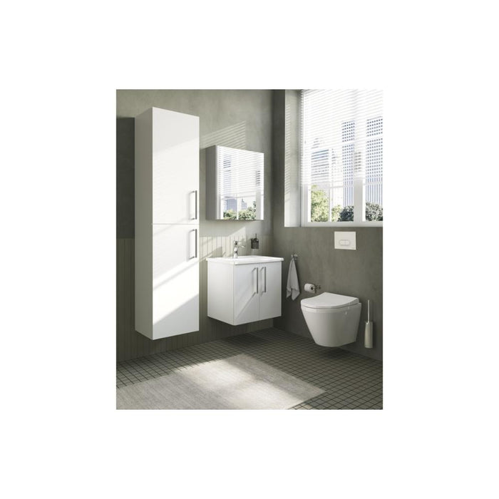 VitrA Root Flat 40cm 2 Door Tall Unit (LH Hinge) - Unbeatable Bathrooms