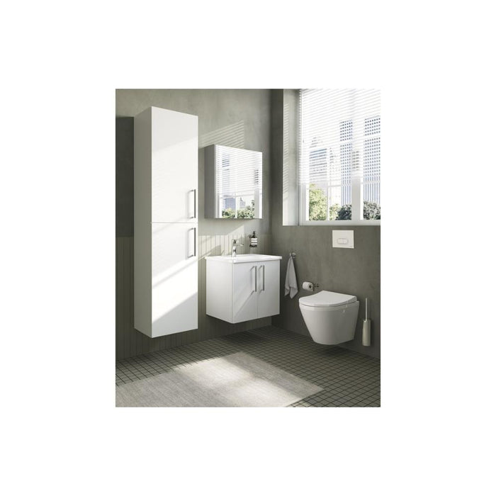 VitrA Root Flat 40cm 2 Door Tall Unit (LH Hinge) - Unbeatable Bathrooms